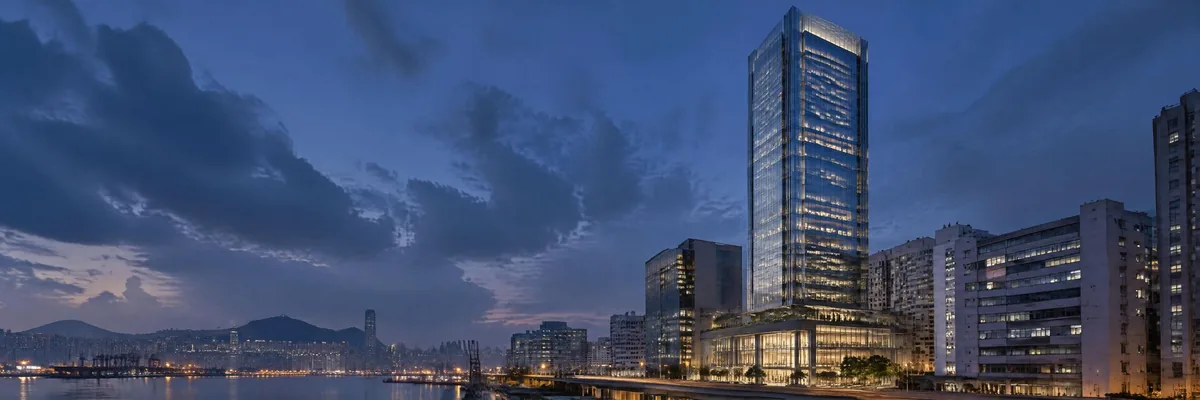 德华中心 建筑示意图